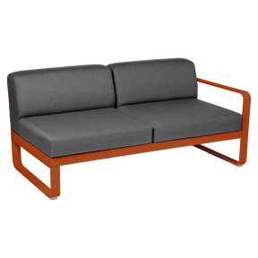BELLEVIE 2-SEATER RIGHT MODULE-GRAPHITE GREY CUSHION