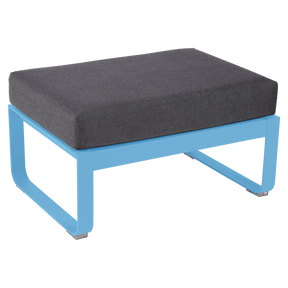 BELLEVIE 1-SEATER OTTOMAN-GRAPHITE GREY CUSHION
