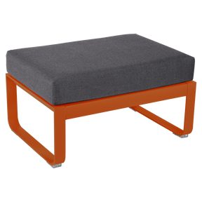 BELLEVIE 1-SEATER OTTOMAN-GRAPHITE GREY CUSHION