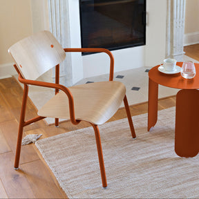 STUDIE OAK LOUNGE ARMCHAIR