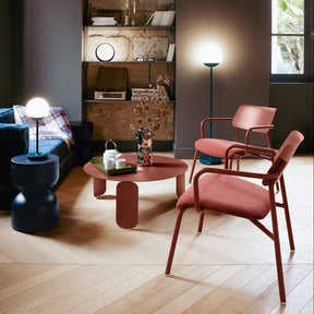 STUDIE FABRIC LOUNGE ARMCHAIR