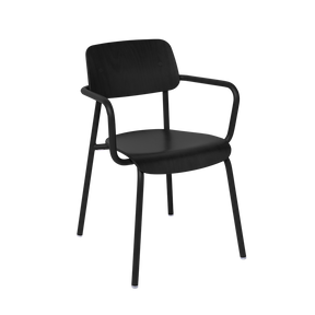 STUDIE STAINED WOODEN ARMCHAIR