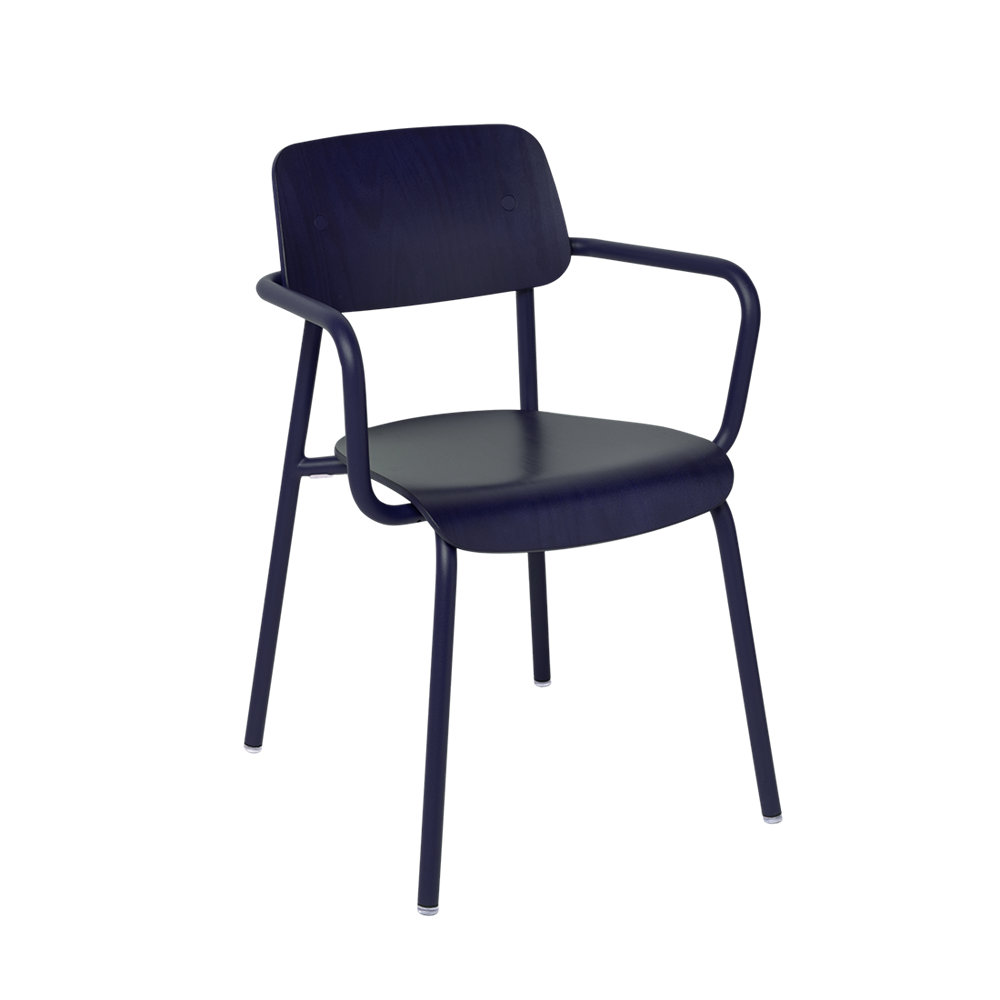 STUDIE STAINED WOODEN ARMCHAIR