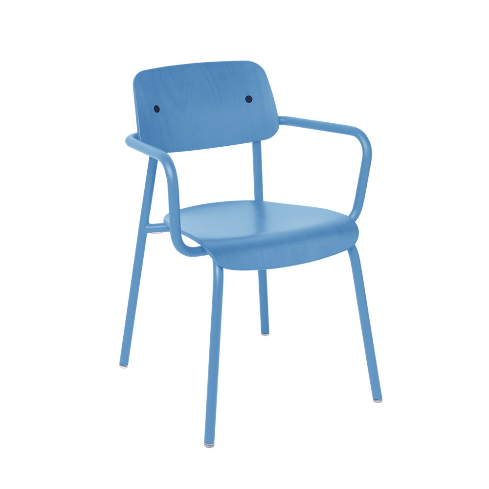 STUDIE STAINED WOODEN ARMCHAIR