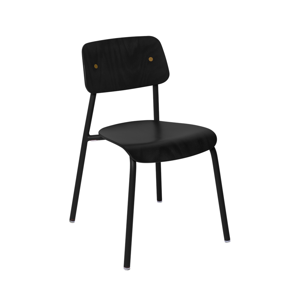 STUDIE STAINED WOODEN CHAIR