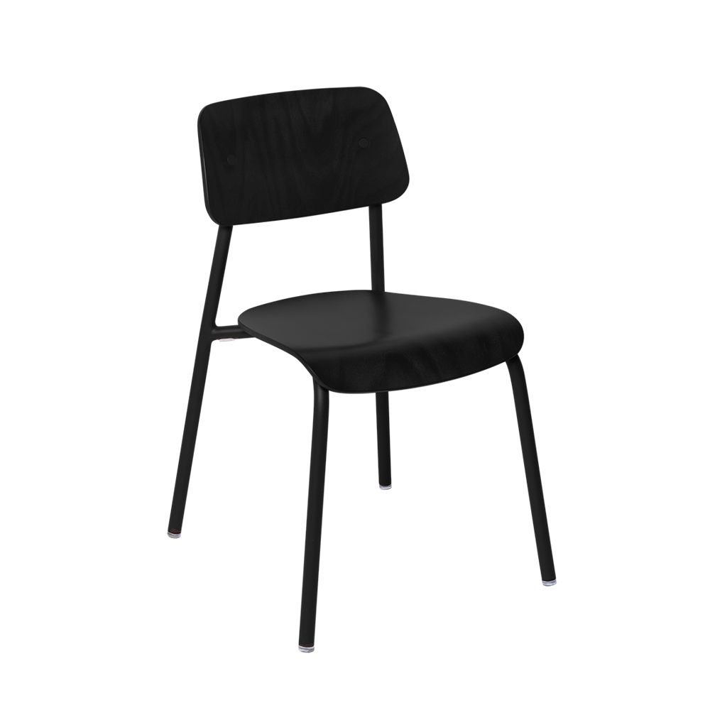 STUDIE STAINED WOODEN CHAIR