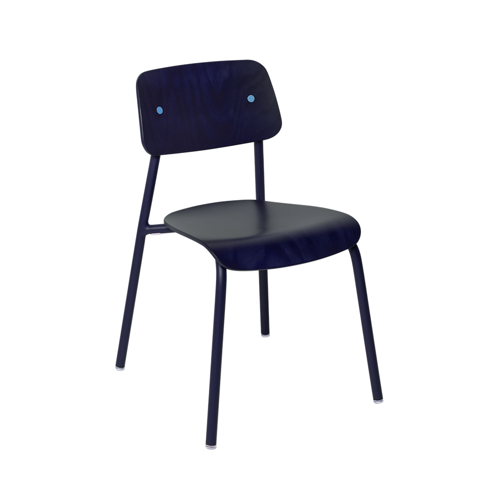 STUDIE STAINED WOODEN CHAIR