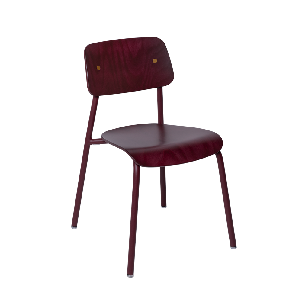 STUDIE STAINED WOODEN CHAIR