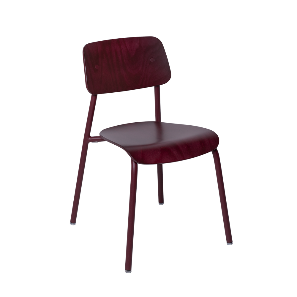 STUDIE STAINED WOODEN CHAIR