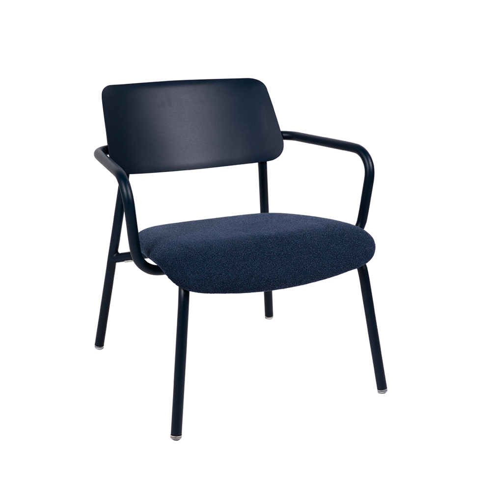 STUDIE FABRIC LOUNGE ARMCHAIR