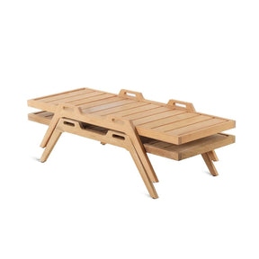 Synthesis Rectangular Coffee Table with Handles