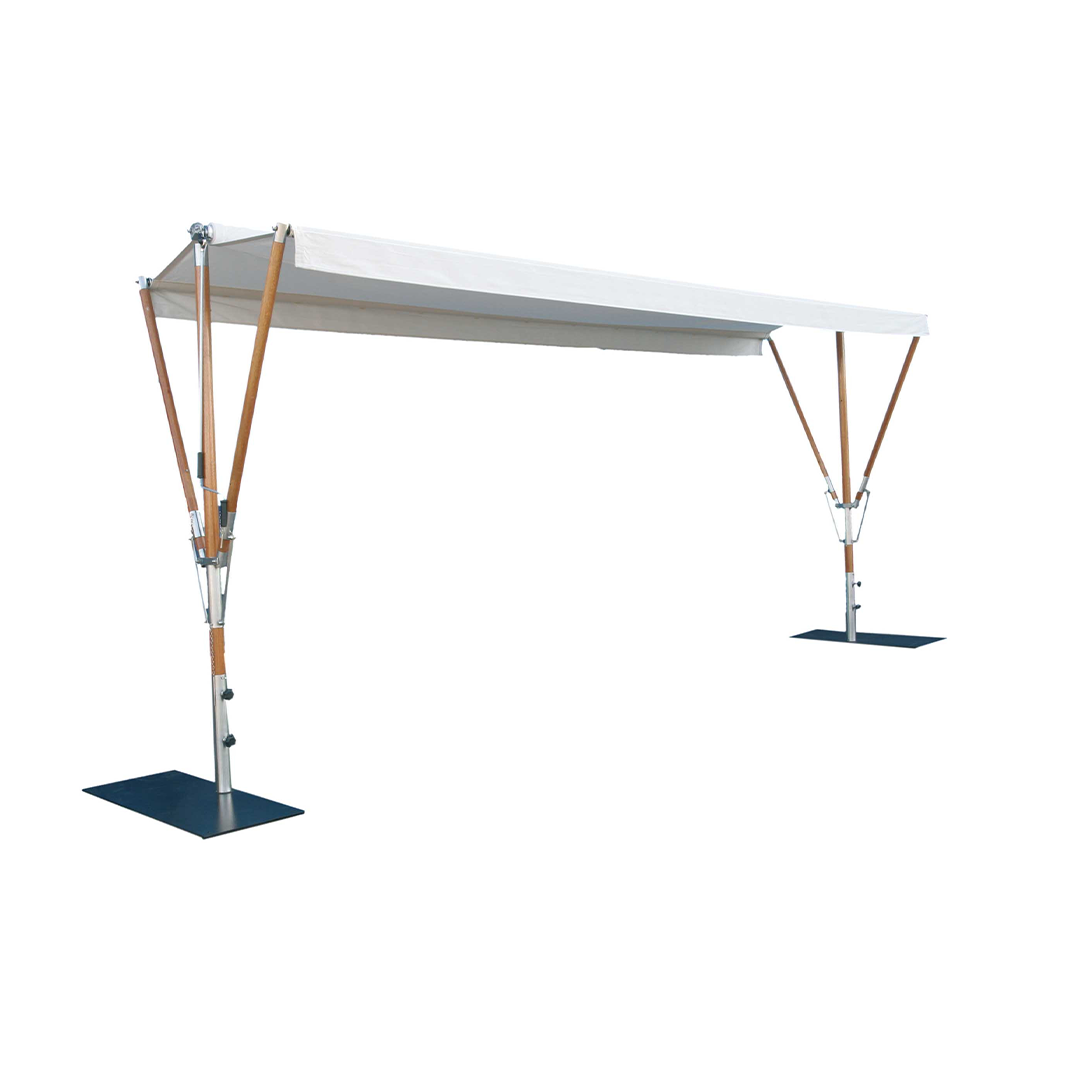 BUTTERFLY TENT WOOD STRUCTURE 4.60 X 3 M