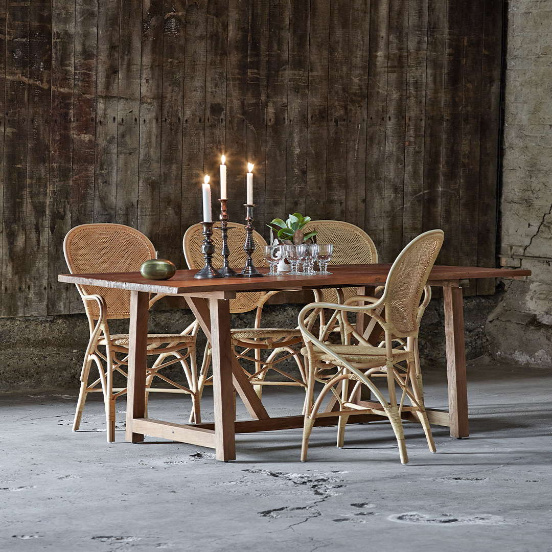 Lucas Teak Dining Table 180 x 100cm