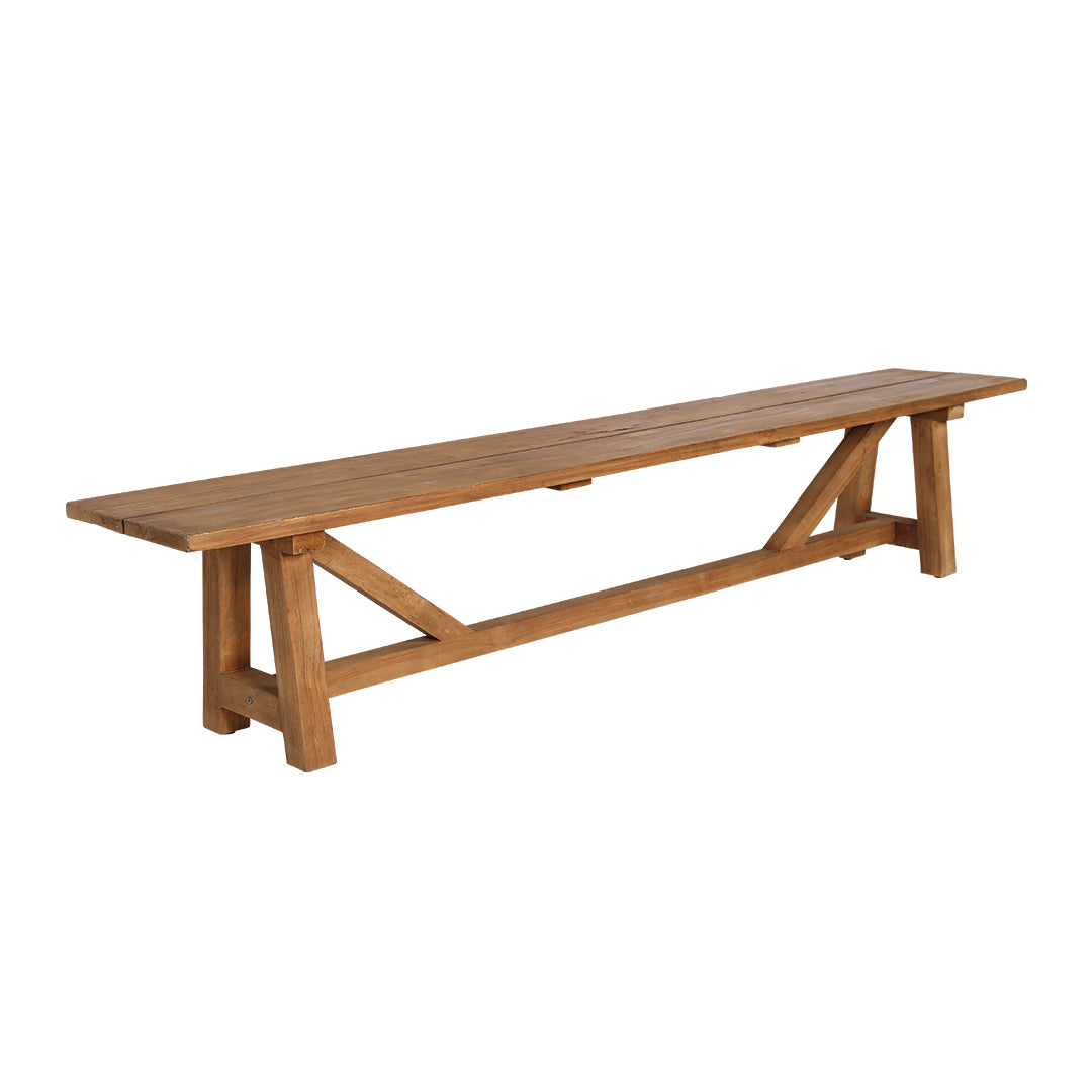 George Teak Bench