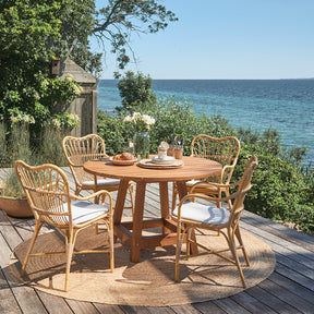 George Teak Round Dining Table 120cm