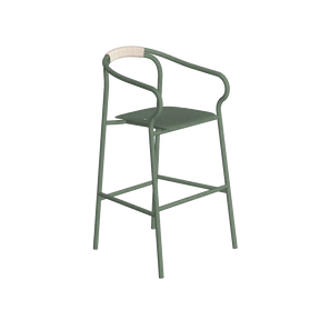 Salo Stool with Backrest