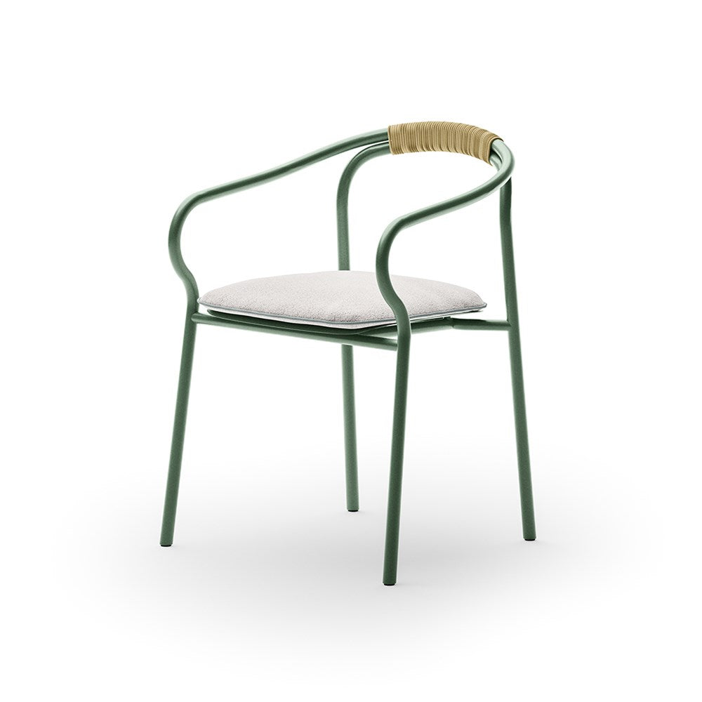 Salo Dining Armchair with Seat Cushion