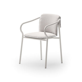 Salo Dining Armchair with Seat and Back Cushion