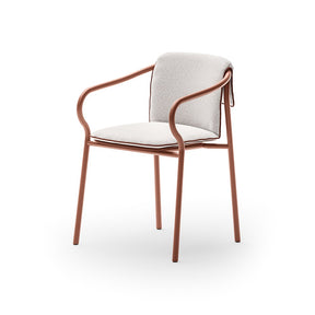 Salo Dining Armchair with Seat and Back Cushion