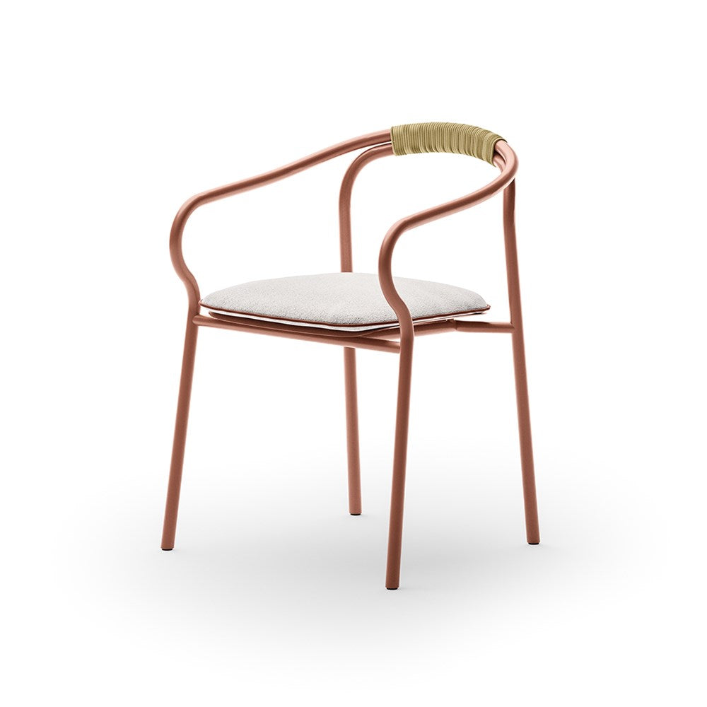 Salo Dining Armchair with Seat Cushion