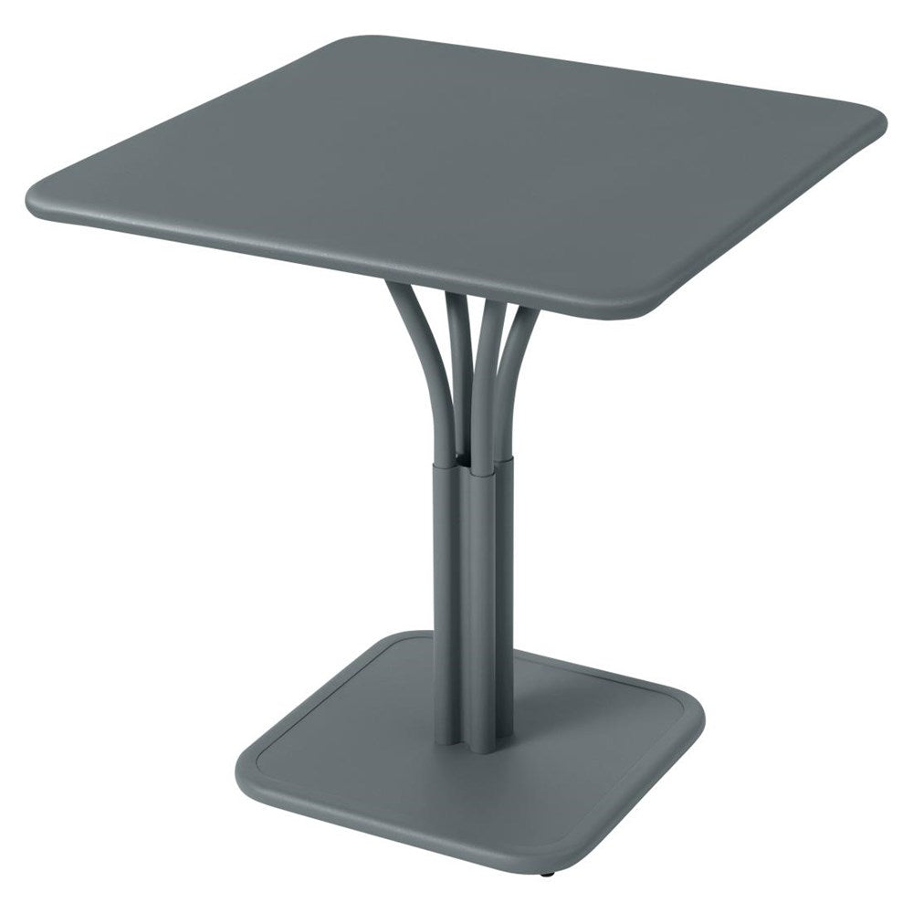 LUXEMBOURG PEDESTAL TABLE WITH SOLID TOP 71 X 71 CM