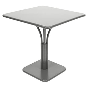 LUXEMBOURG PEDESTAL TABLE WITH SOLID TOP 71 X 71 CM