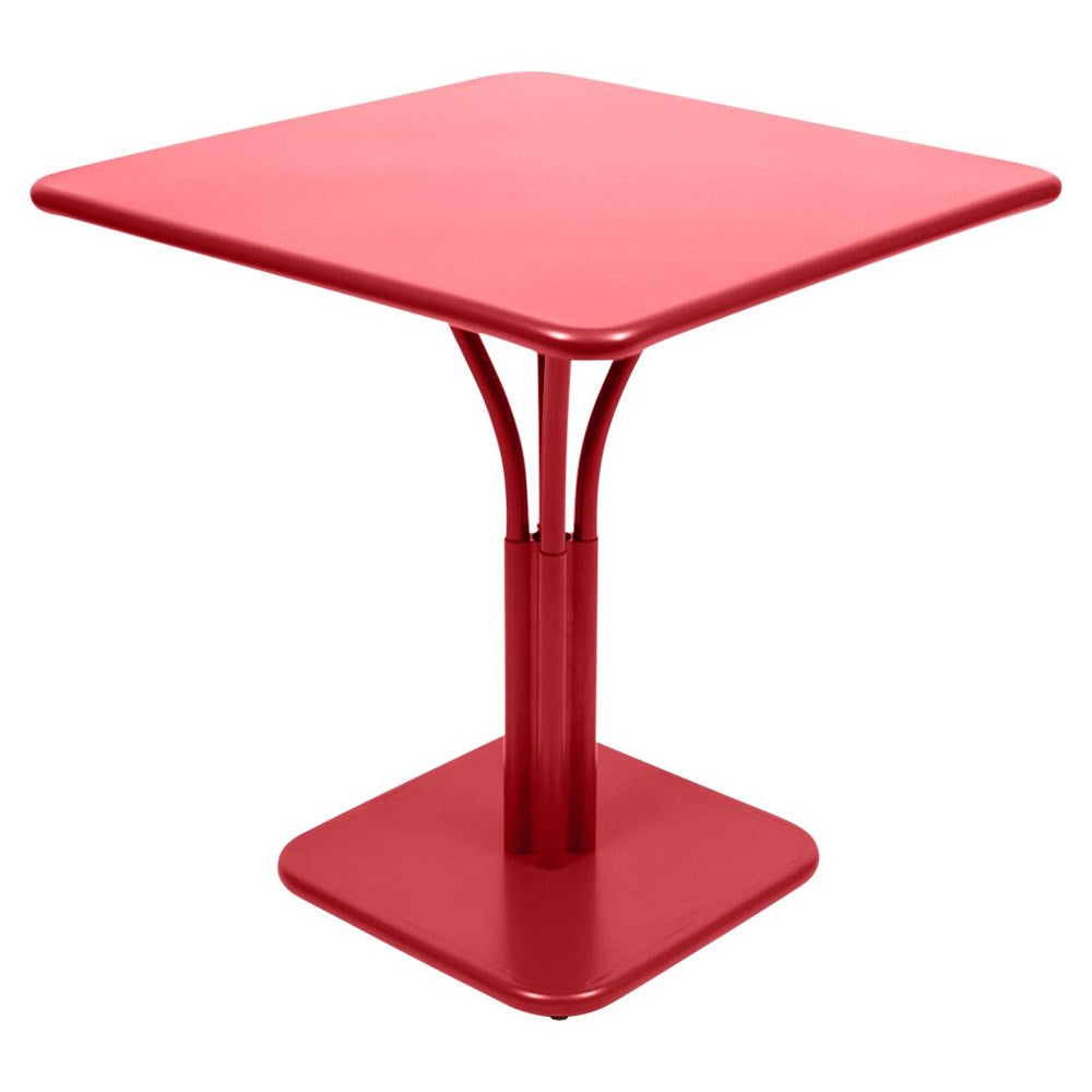 LUXEMBOURG PEDESTAL TABLE WITH SOLID TOP 71 X 71 CM