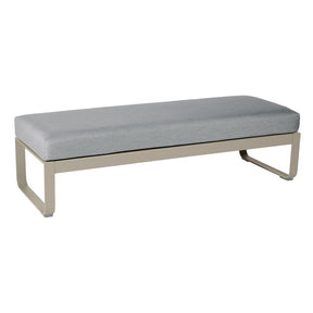 BELLEVIE 2-SEATER OTTOMAN-FLANNEL GREY CUSHION