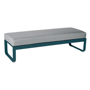 BELLEVIE 2-SEATER OTTOMAN-FLANNEL GREY CUSHION