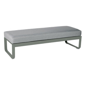 BELLEVIE 2-SEATER OTTOMAN-FLANNEL GREY CUSHION