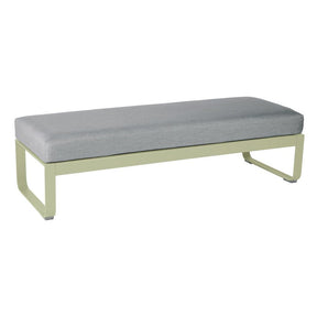 BELLEVIE 2-SEATER OTTOMAN-FLANNEL GREY CUSHION