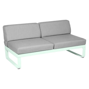 BELLEVIE 2-SEATER CENTRAL MODULE-FLANNEL GREY CUSHION