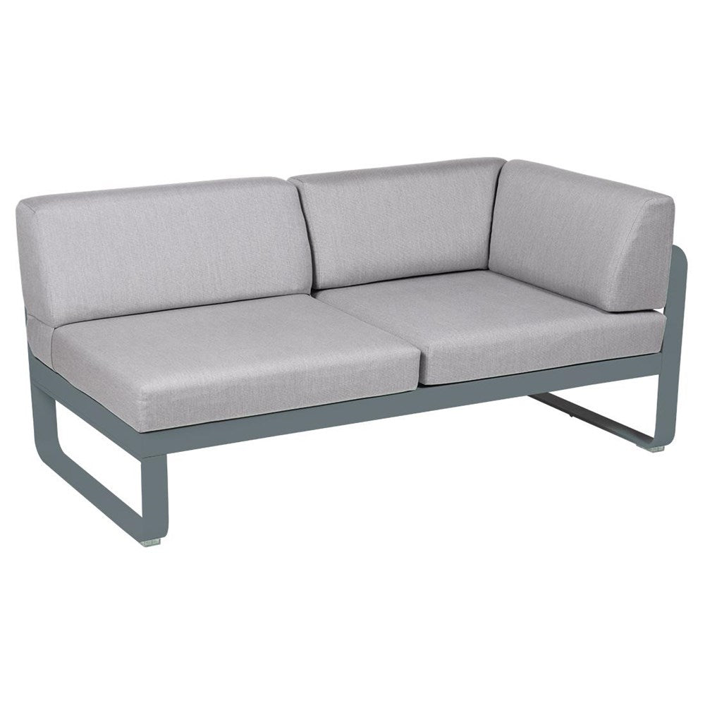 BELLEVIE-2-SEATER RIGHT CORNER MODULE - FLANNEL GREY CUSHION