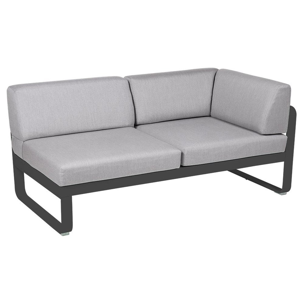 BELLEVIE-2-SEATER RIGHT CORNER MODULE - FLANNEL GREY CUSHION