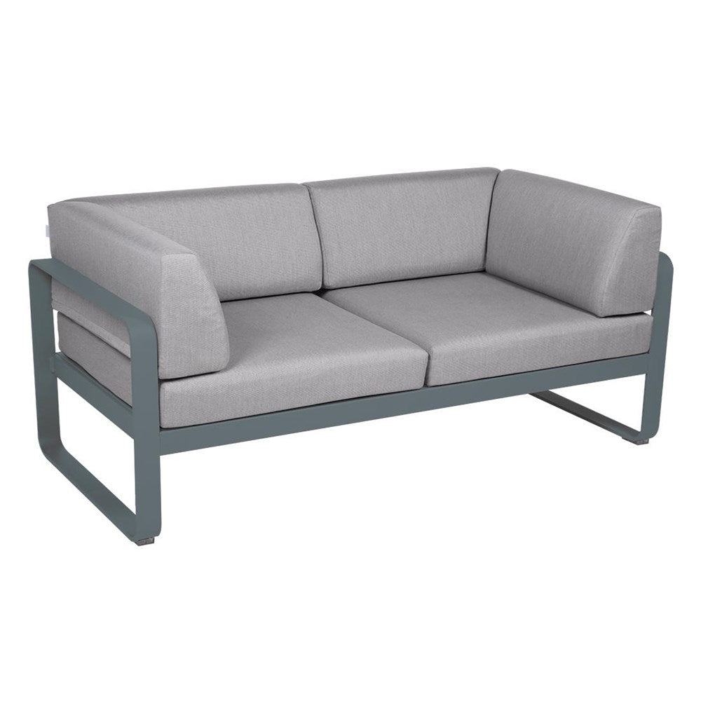 BELLEVIE 2-SEATER CLUB SOFA - FLANNEL CUSHION