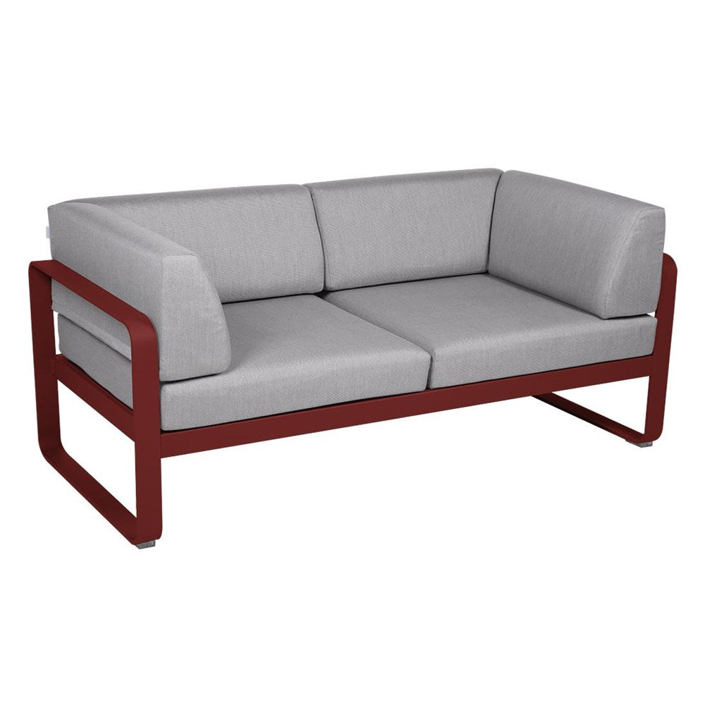 BELLEVIE 2-SEATER CLUB SOFA - FLANNEL CUSHION