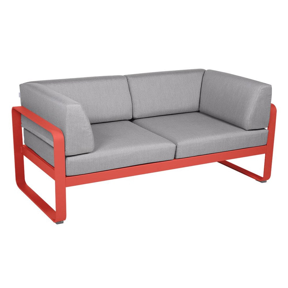 BELLEVIE 2-SEATER CLUB SOFA - FLANNEL CUSHION