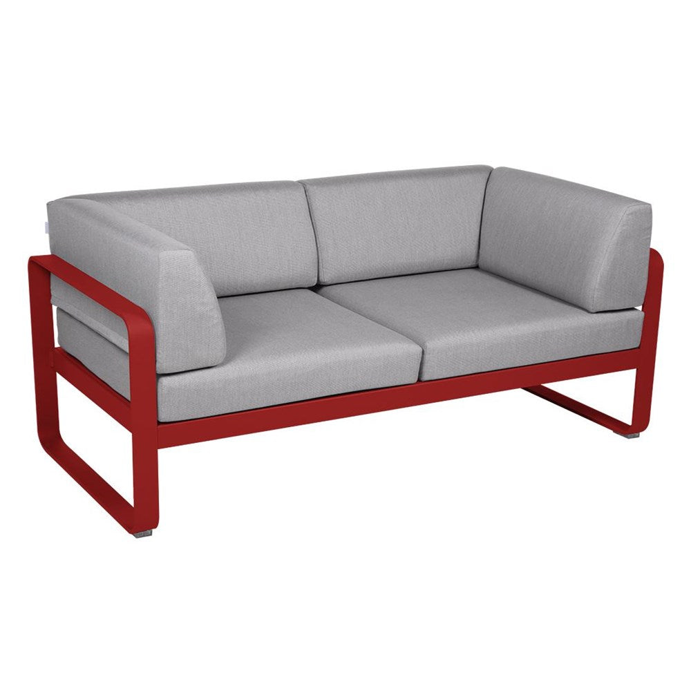 BELLEVIE 2-SEATER CLUB SOFA - FLANNEL CUSHION