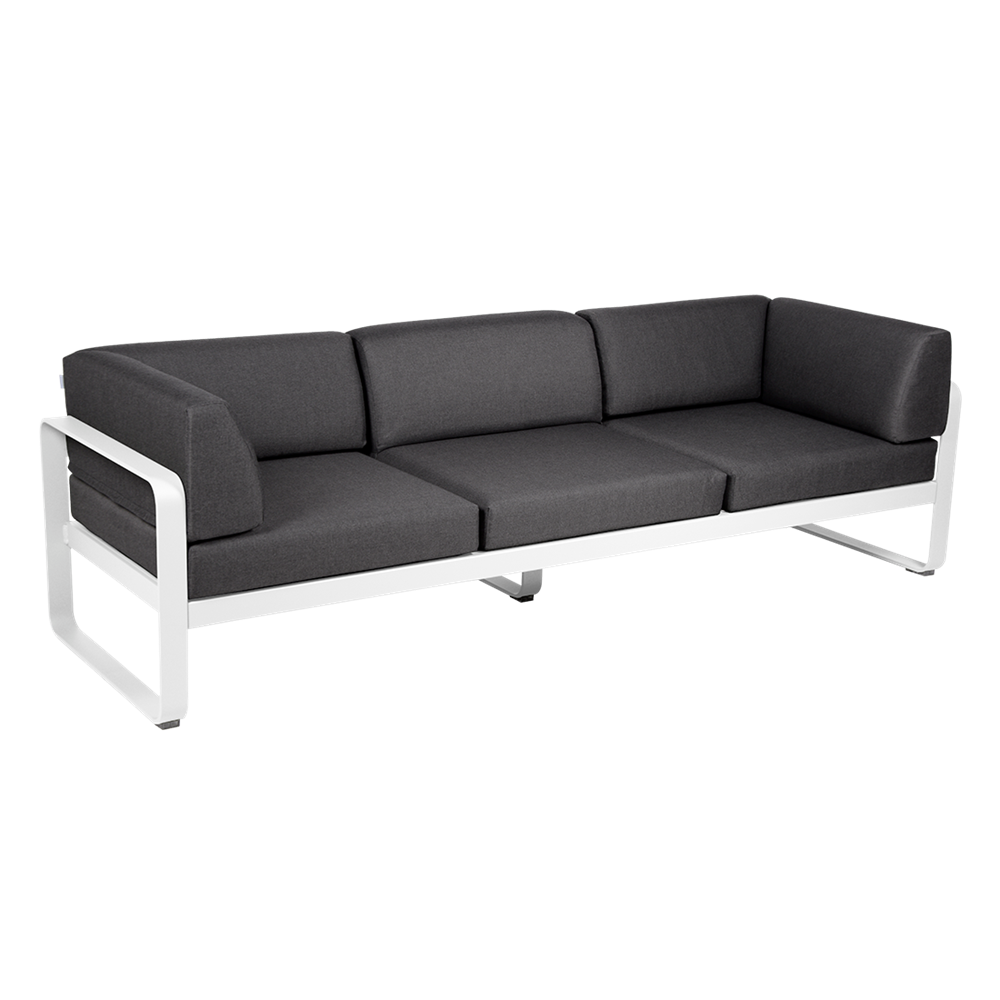 BELLEVIE 3-SEATER CLUB SOFA - GRAPHITE GREY CUSHION