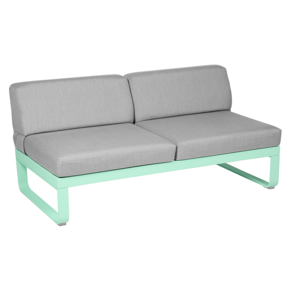 BELLEVIE 2-SEATER CENTRAL MODULE-FLANNEL GREY CUSHION