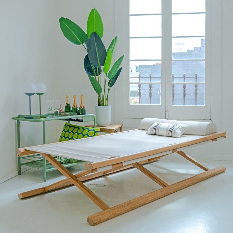 COPACABANA FOLDING DAY BED / ECRU